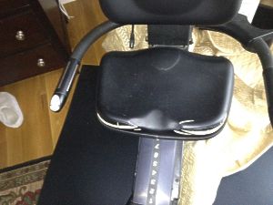 exercise bike with comfy seat